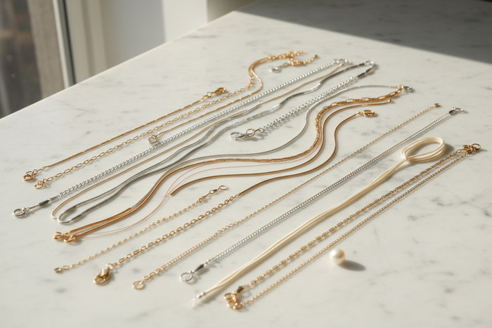 VARIOUS CHAINS AND OMEGA WIRES