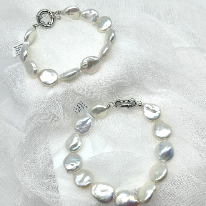 CHUNKY BAROQUE PEARL BRACELET