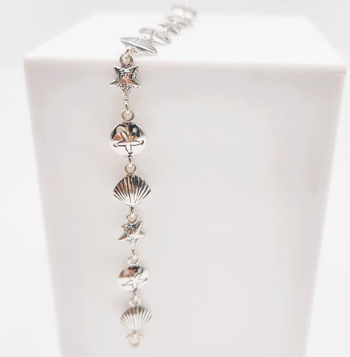 STERLING SILVER SHELL BRACELET