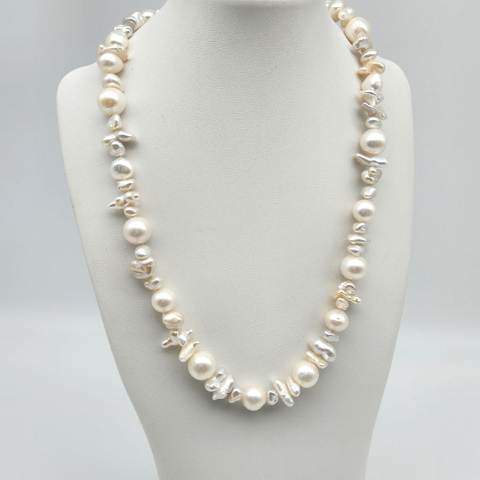 PEARL TREASURE STRING OF CULTURED & KESHI