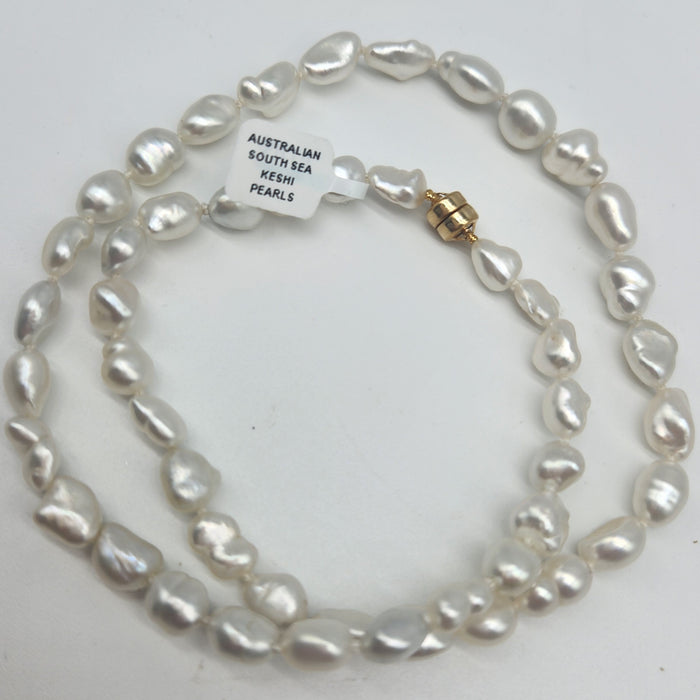 AUSTRALIAN SOUTH SEA KESHI STRAND