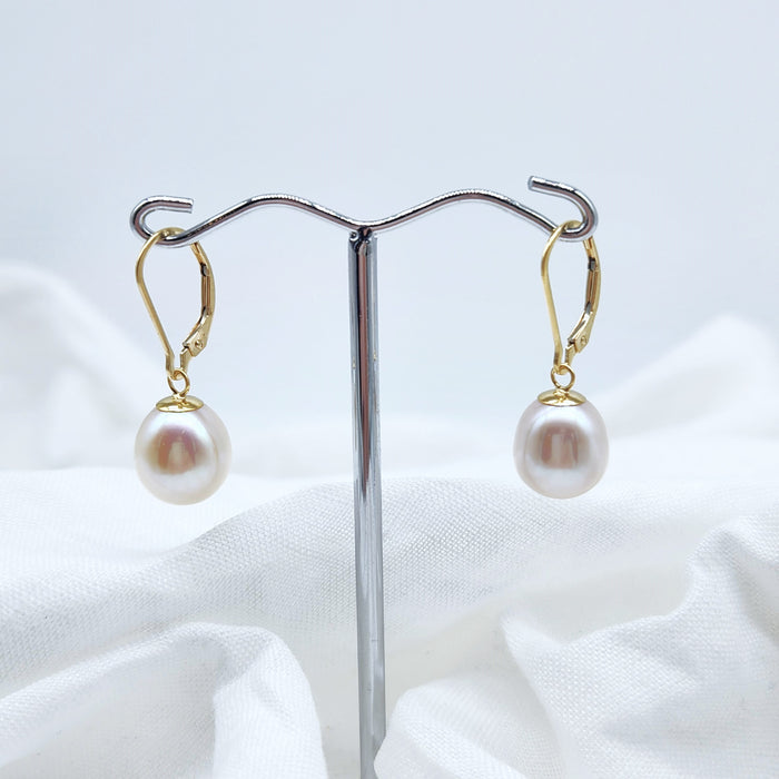 14/20 GOLD FILLED DETACHABLE CONTINENTAL HOOK , FRESHWATER PEARLS