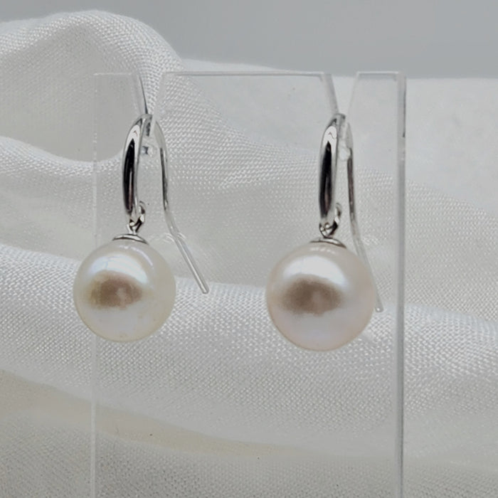 STERLING SILVER FRENCH HOOKS, FRESHWATER PEARLS
