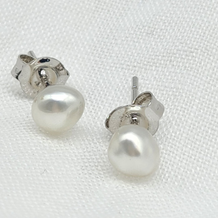 RARE AUSTRALIAN KESHI PEARL STUDS
