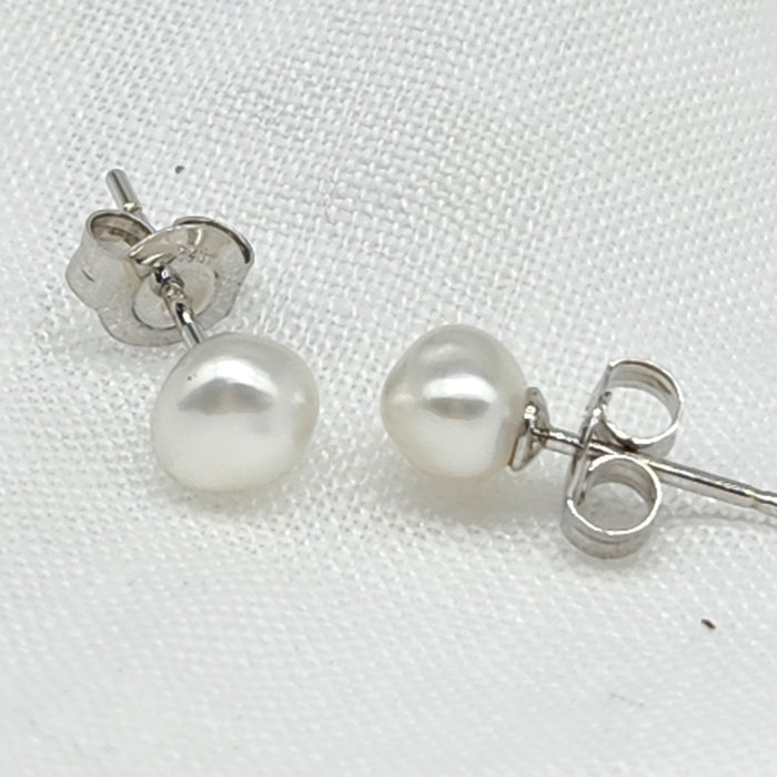 RARE AUSTRALIAN KESHI PEARL STUDS