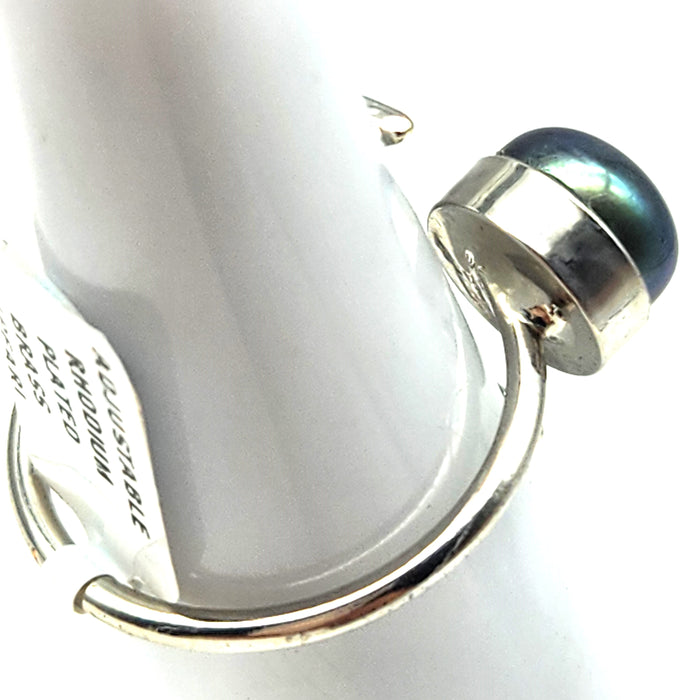 HALF MOON PEARL RING