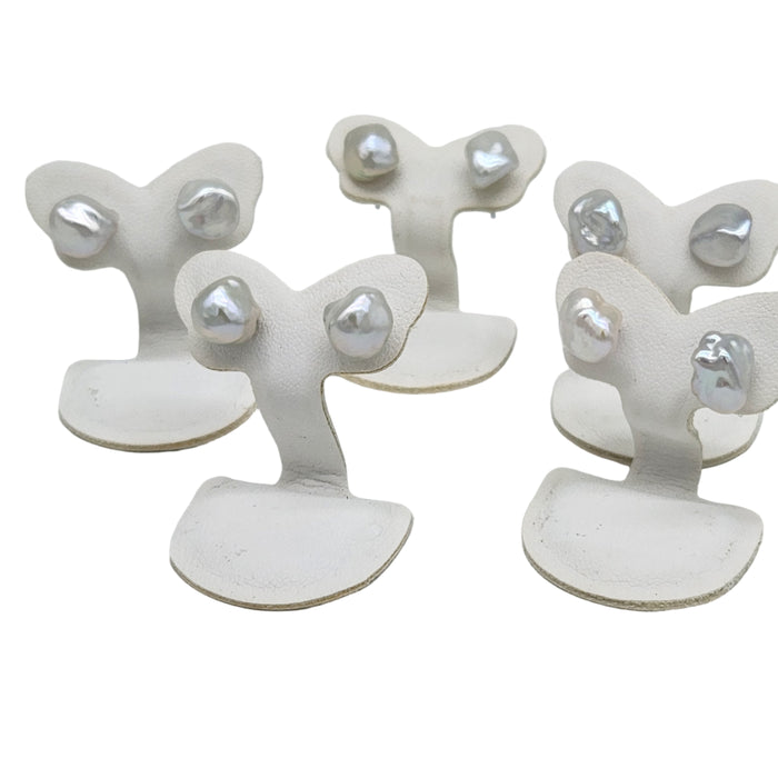 Keshi Pearl Studs

